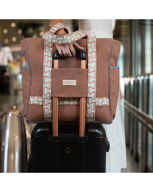 Sidney Byron Brown Suncatcher Daytripper Tote & Pouch