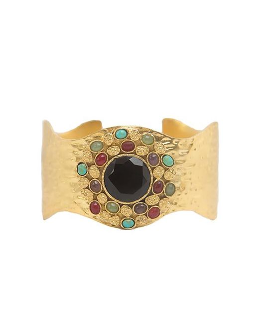 Christina Greene Metallic Grand Mayan Cuff