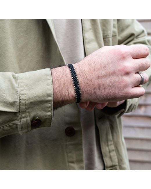 Harbour Uk Blue British Connection Rope Bracelet for men