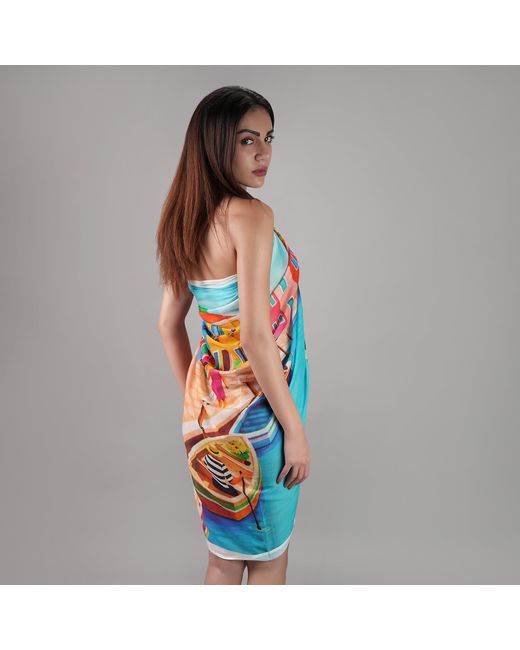 DHARA SHETH DUBAI Blue Mediterranean Escape Resort Sarong