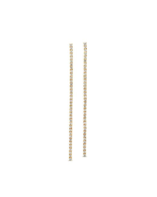 SALLY SKOUFIS Metallic Flirtation Earring With Made Diamonds