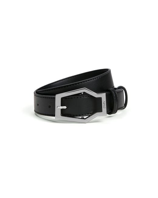 PREVU Black Karel Belt Midi