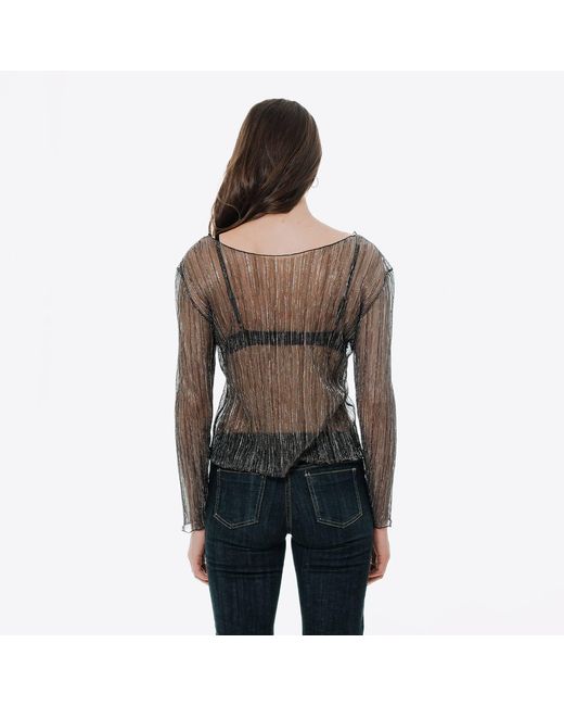 By Noa Rawitz Gray The Urania Long Sleeves Top