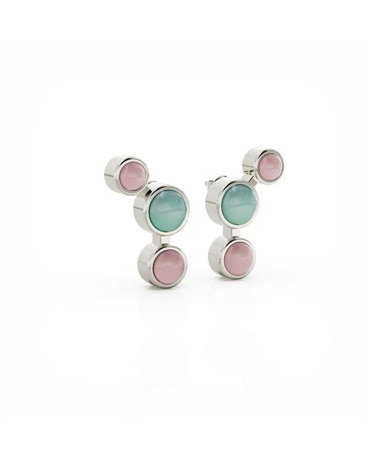 Linda Fiore Blue Aurora Earrings Sterling
