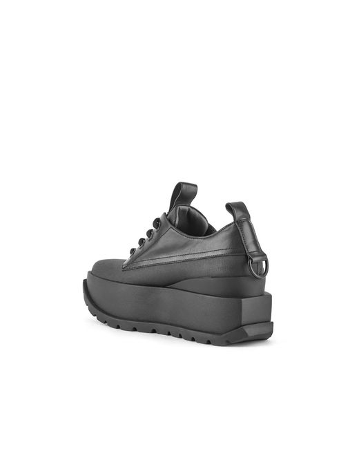 United Nude Black Vegetan Leather Derby Lace-Up Shoes