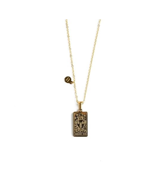 Superdivajewellery Metallic Aquarius Pendant Necklace