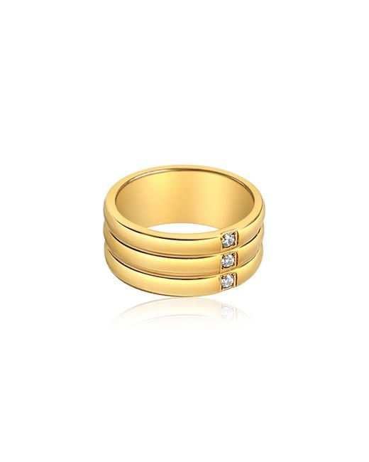 Mg Jewelry Metallic Tres Rings
