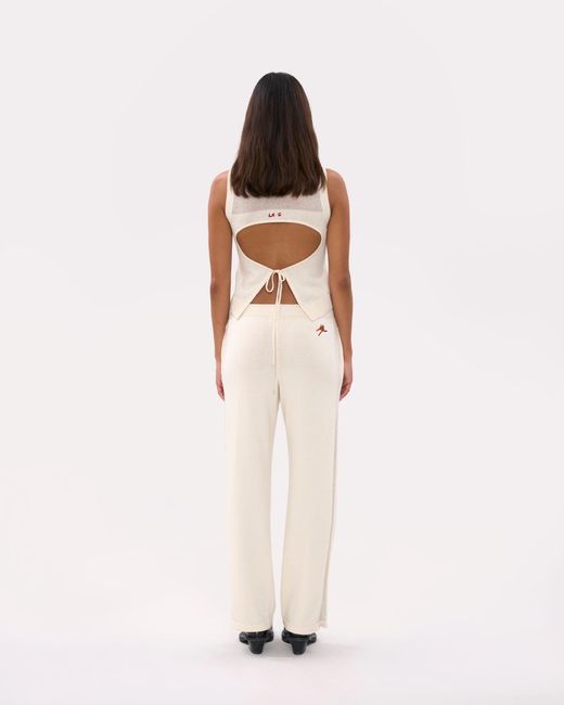 La Granni White Trousers