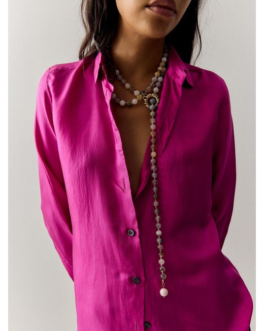 Sita Nevado Pink Ojal Necklace