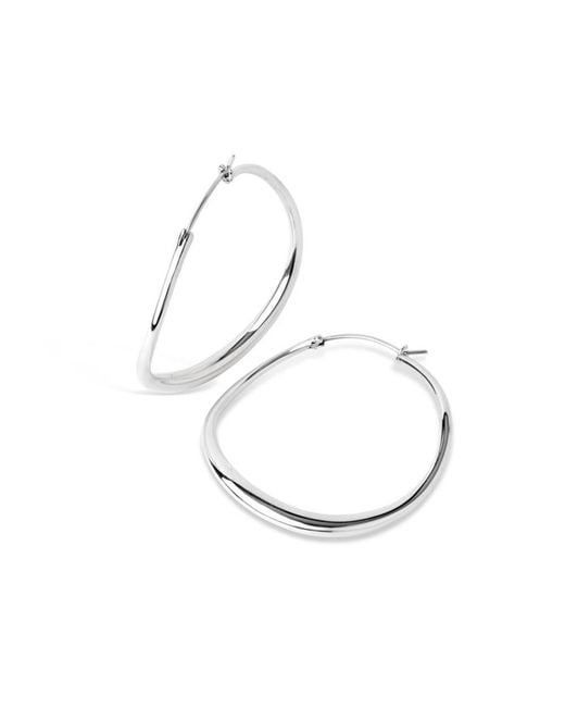 Dinny Hall Metallic Wave Large Hoops