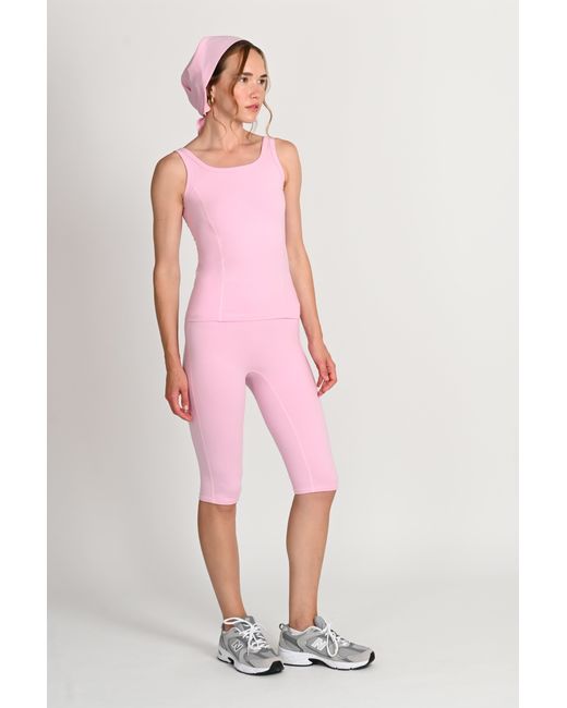The Koozy Pink Jasmin Square Neck Vest