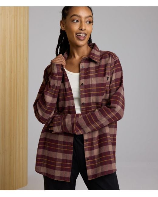 Known Supply Red Organic Cotton Flannel