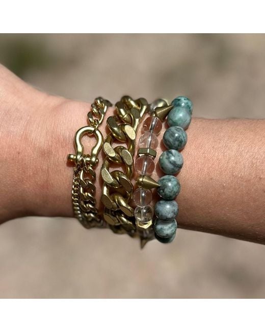 Rachel Nathan Metallic Chain: Thick Curb Classic Bracelet