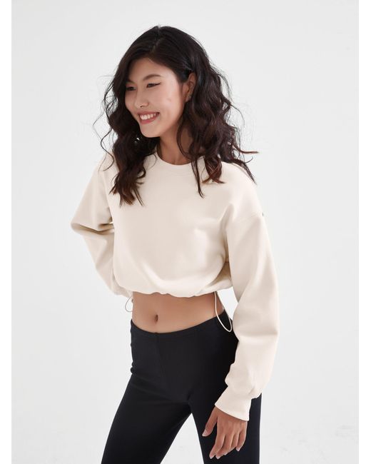 Supesu Natural Neutrals Cubby Sweater, Cropped