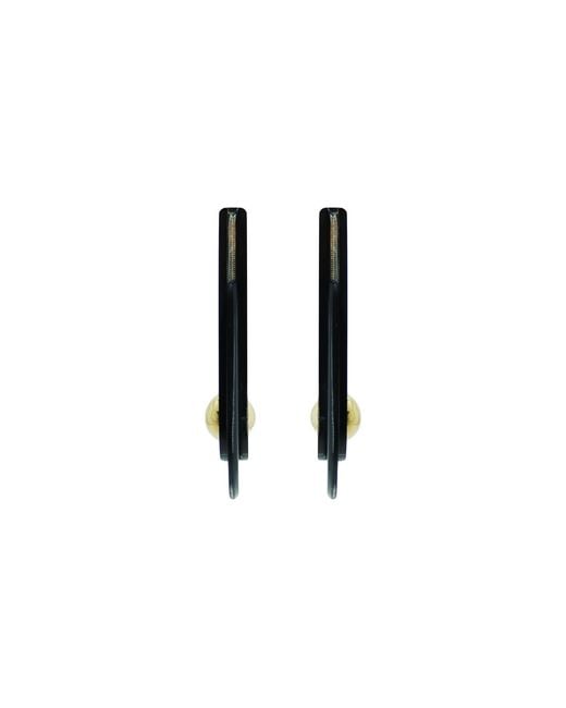 Gissa Bicalho Black Earring Yoyo Smoked