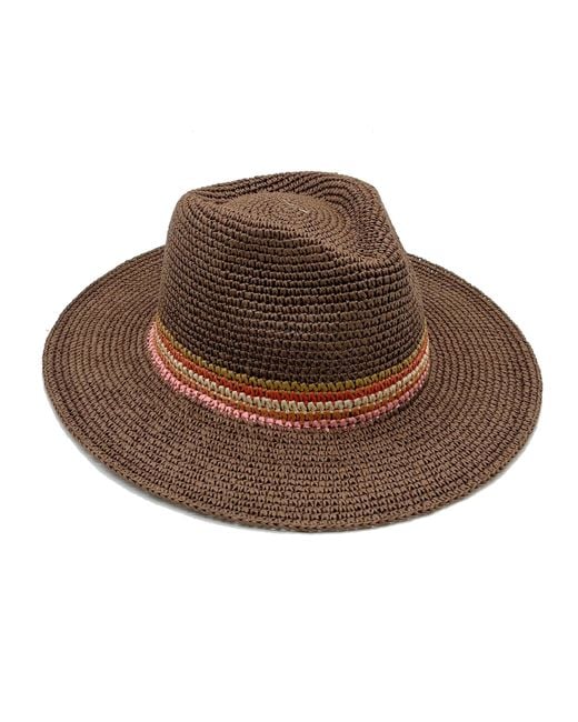 Nooki Design Brown Havana Trilby Hat