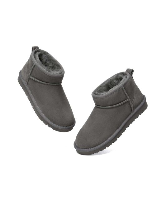 EverAu Australia Gray Finch Ultra Mini Classic Boots