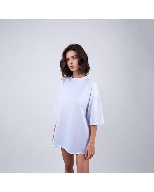 mysimplicated White Oversized T-Shirt With Super-Frida Design W