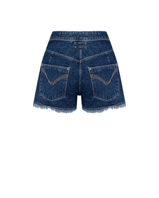 Pcfg Blue Free Heaven Short With Zip Details