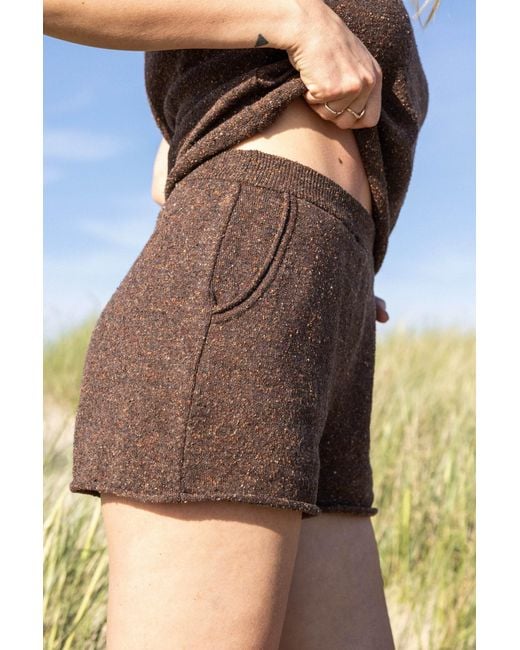 SALANIDA Brown Sabbia Shorts Chocolate