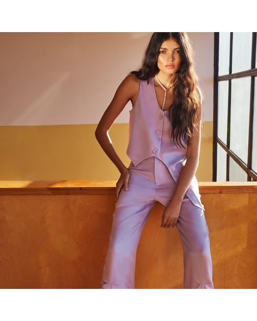 Cansu Xi Purple Bella Vest