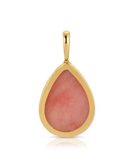 Maya Brenner Pink Opal Tear Drop Charm