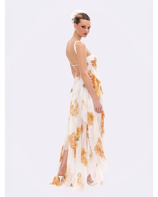 Nana Jacqueline Natural Floral Mariah Dress