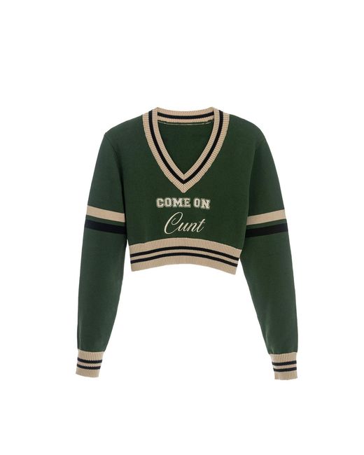 Come on Green Cunt Sweater