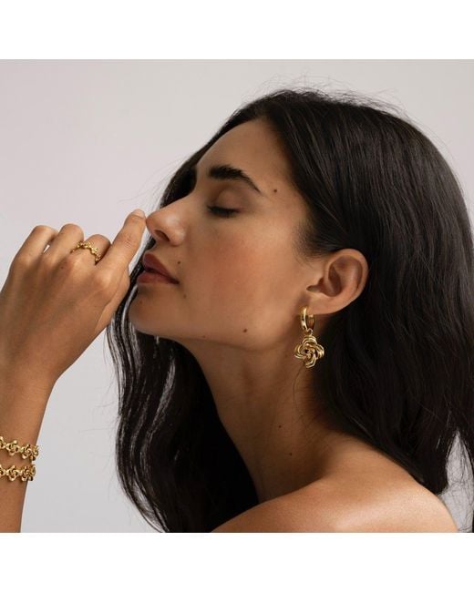 SEREIA OFFICIAL Metallic Camilla Oversized Earrings