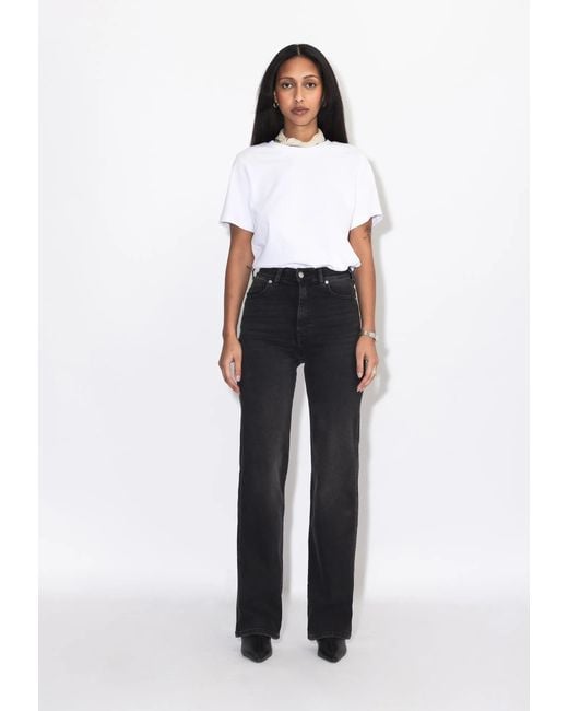 Dr. Denim Black Moxy High Straight