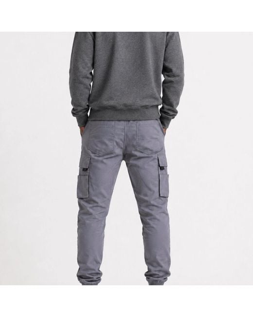 Chuks Collins Gray Crotona Cargo Pants – Accent for men