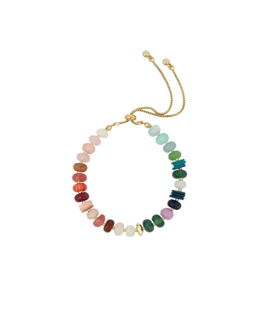 Saachi White Beaded Multi Bracelet