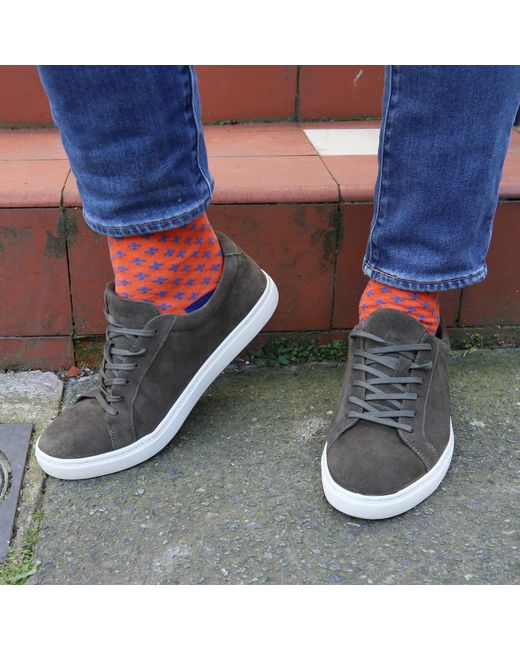 Peper Harow - Made in England Red Crosslet Tie & Socks Groom's Set for men
