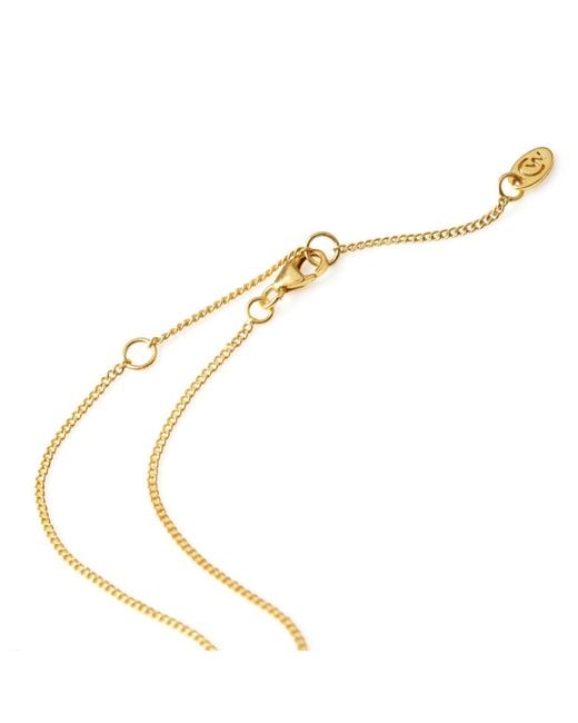 Charlotte's Web Jewellery Metallic July Birthstone Charm Vermeil Necklace