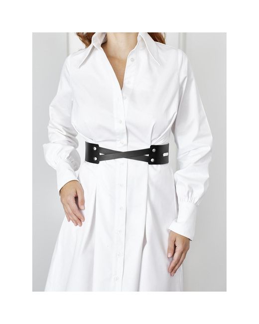 Badass & Goddess Leather Black Real Leather Belt Venus