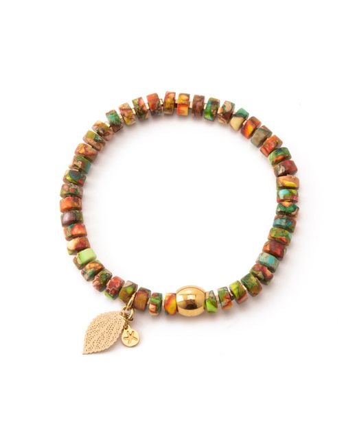 Starfish Project Metallic Neutrals Sedona Stretch Bracelet