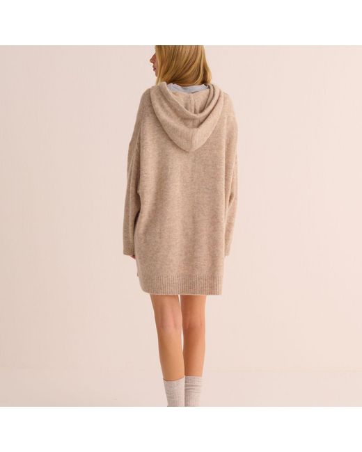 Mamu Dream Gray Neutrals Oatmeal Alpaca Blanket Dress