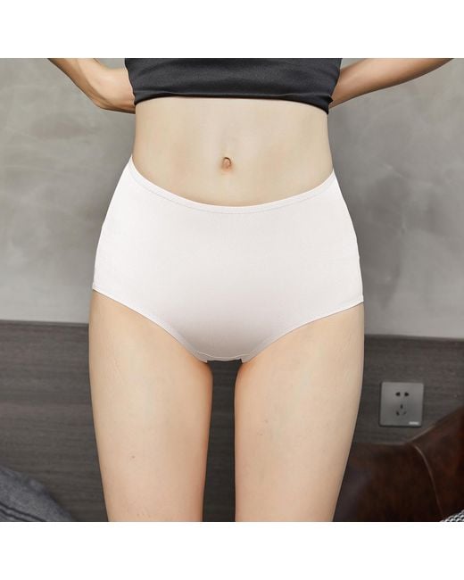 Soft Strokes Silk White Set Of Two Knitted Silk Mid Rise French Cut Pantie Shimmer Collection
