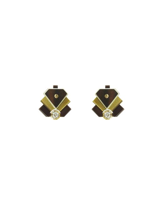 Gissa Bicalho Green Acrylic Handmade Earring P Empire