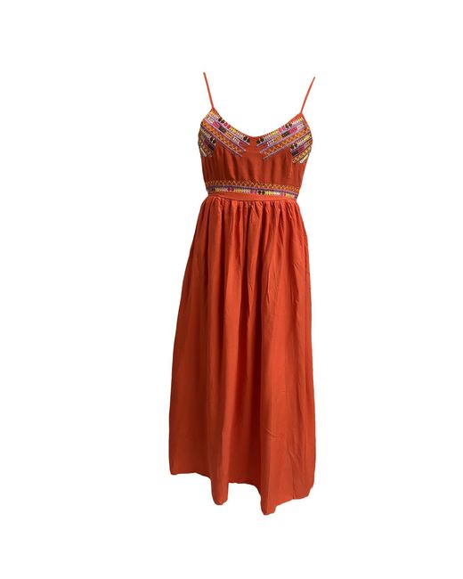 Zasta Studio Red Summer Thread Edition Dress Six