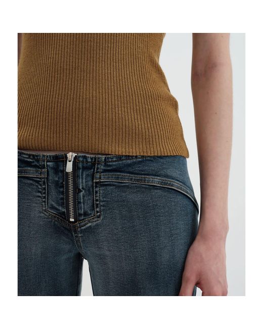 Jakke Green Twin Collar Top