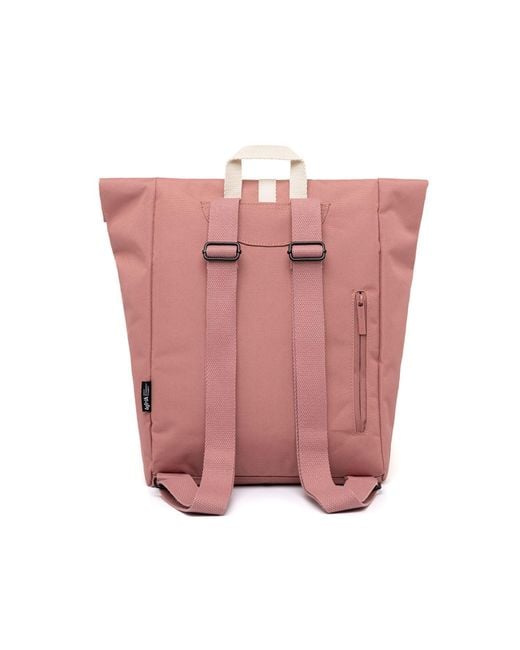 Lefrik Pink Roll Top Mini Backpack Dust