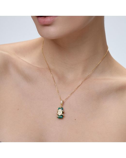 Freqnc Atelier Green Serpent Charm