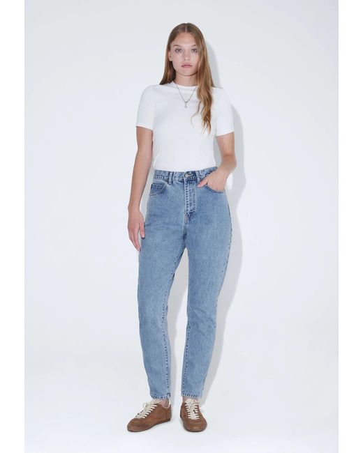 Dr. Denim Blue Nora High Cropped