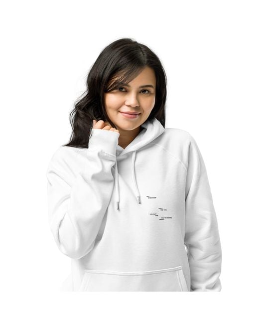 Anchor and Crew White Seven You Are Enough X Mental Health Editions Organic Cotton Hoodie