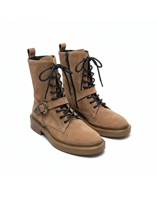 By Virgo Brown Dasara Handcrafted Leather Boot