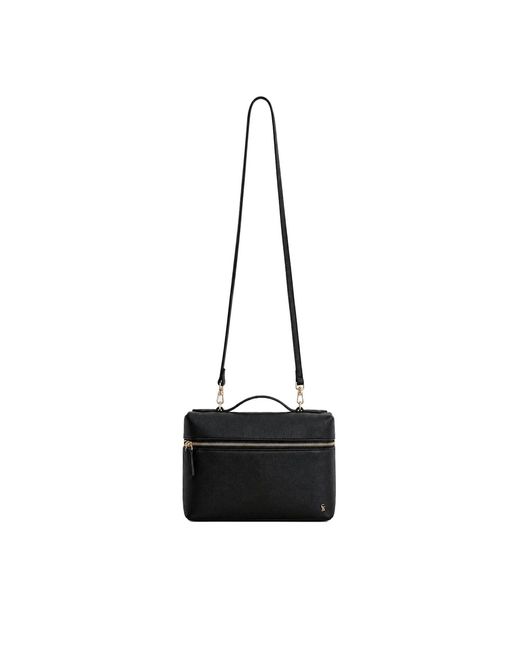 Sd Collection Black Sallie Leather Bag