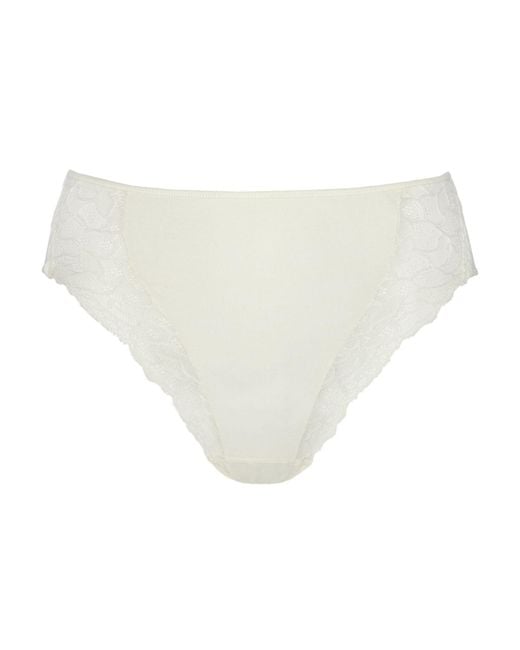 Zd - Zero Defects White Neutrals Naroa High-Waist Brief – Silky Touch With Soy Fiber