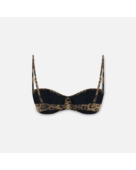 Pcfg Brown The Solar Reflections Balconette Bikini Top