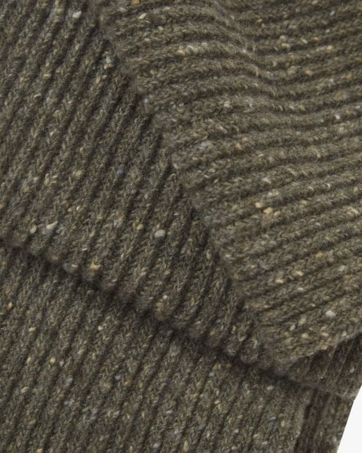 Uskees Green Donegal Wool Scarf for men